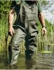 WATERPROOF CHEST WADERS PREMIUM 400P WITH KNEE REINFORCEMENT SBP01